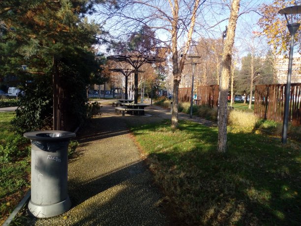 里昂的公共公园和阴影图片下载