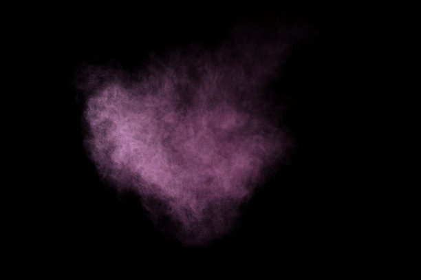 紫色粉末爆炸。图片下载