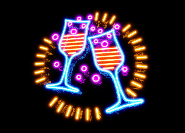 霓虹招牌-欢呼图片下载