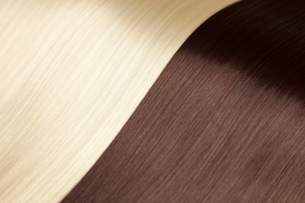 豪华有光泽的头发的特写图片下载