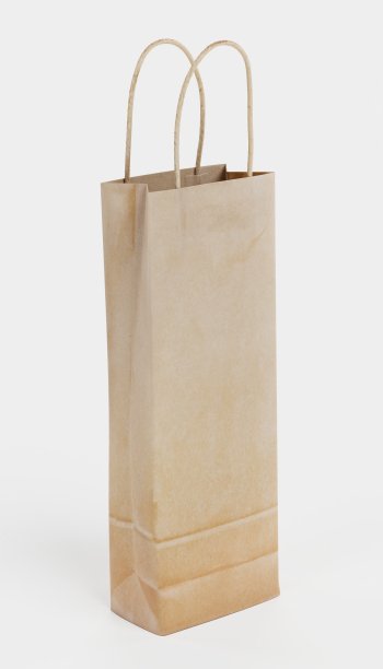 逼真的3d渲染葡萄酒袋图片下载