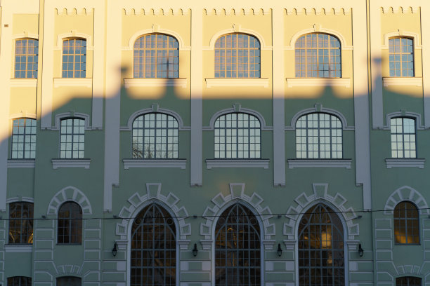 莫斯科建筑在即将到来的冬天图片下载