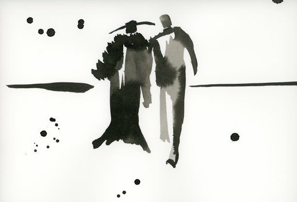 一对去派对的富人夫妇图片下载