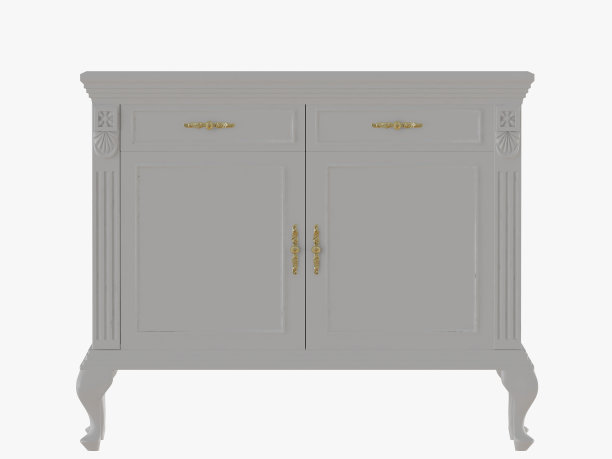 白色五斗橱图片下载