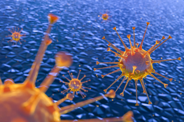 细菌或病毒在其微观环境中图片下载