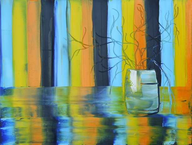 抽象都市静物当代艺术绘画图片下载