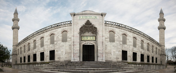 蓝色清真寺图片下载