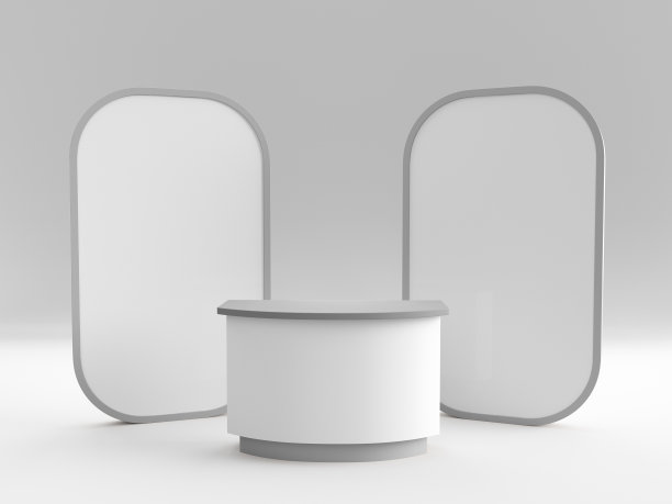 有广告牌的亭图片下载