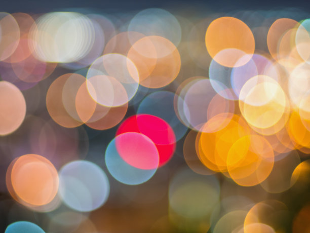 散景为背景，城市之光藉节图片下载