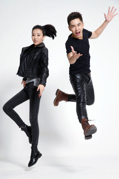 时尚青年男女图片下载