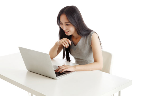 商务女人使用电脑图片下载