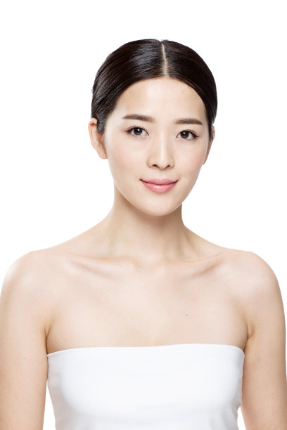 青年女人妆面肖像图片下载