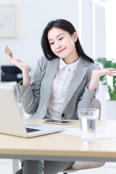 商务青年女人工作图片下载