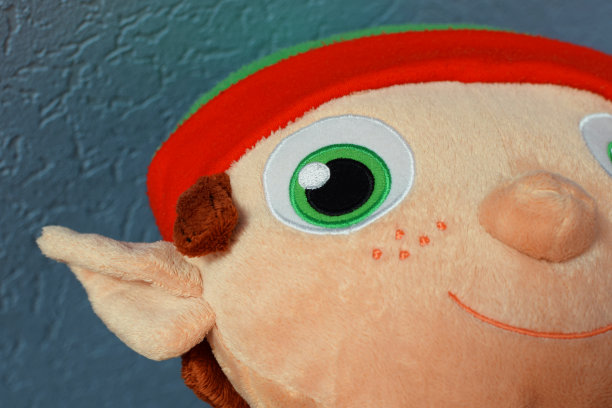 圣诞玩具精灵头图片下载