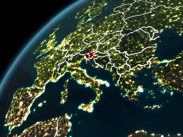 晚上在斯洛文尼亚图片下载