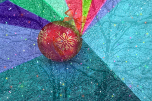 圣诞和新年快乐的背景图片下载