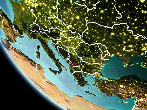 夜晚的科索沃图片下载