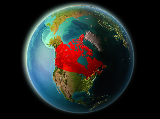 晚上的加拿大图片下载