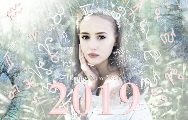 新年的星座图片下载