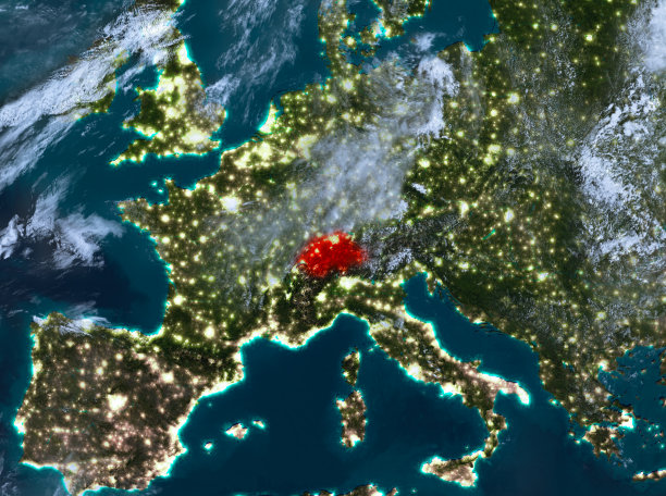 瑞士夜景图片下载