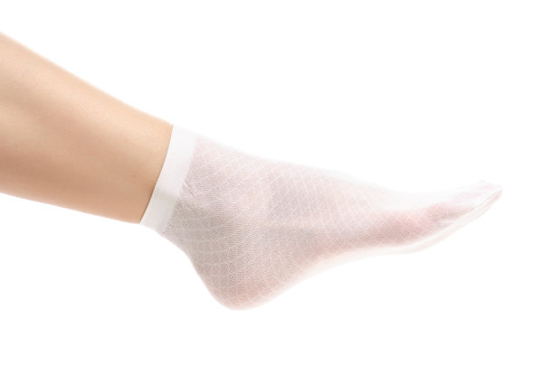 女腿在白色尼龙袜图片下载