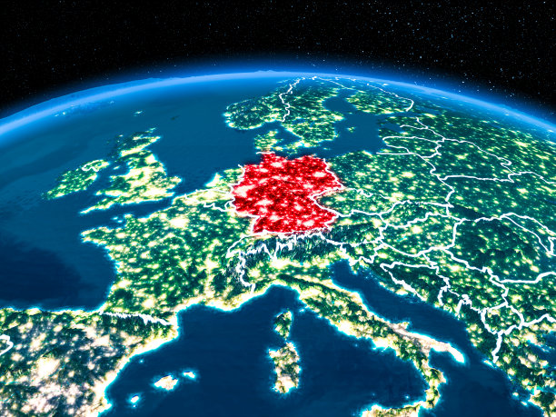 从太空中的德国图片下载