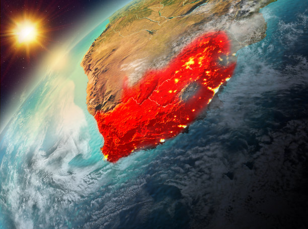 日落中的南非图片下载