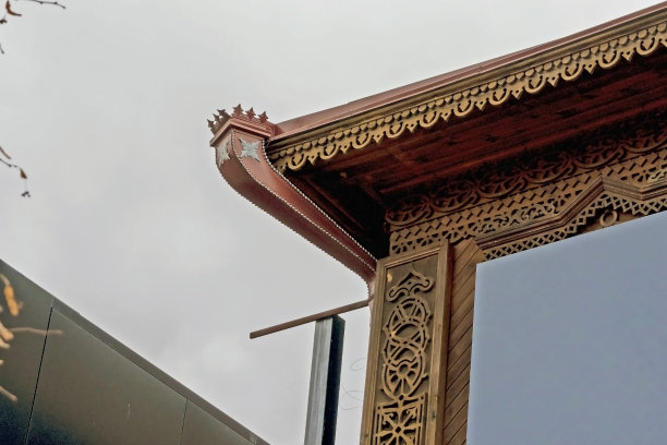 从旧风格的屋顶排水图片下载