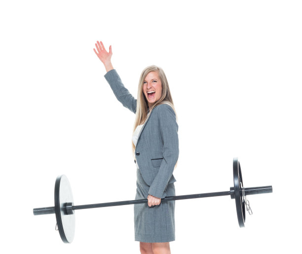 商人举重图片下载