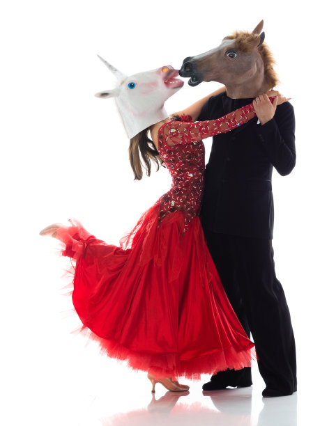 可爱的舞厅马舞者图片下载