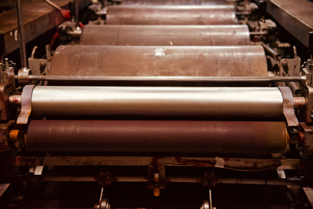 印刷机的金属零件图片下载