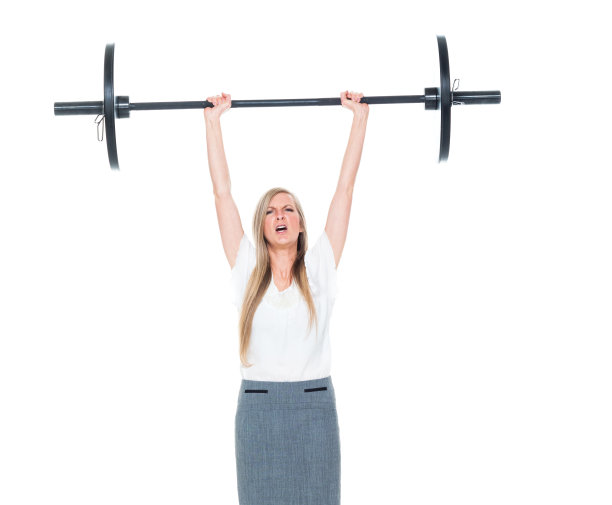 商人举重图片下载