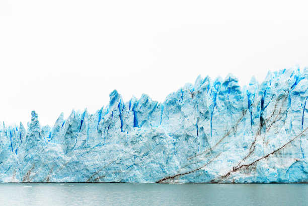 阿根廷巴塔哥尼亚的莫雷诺冰川。文本复制空间图片下载