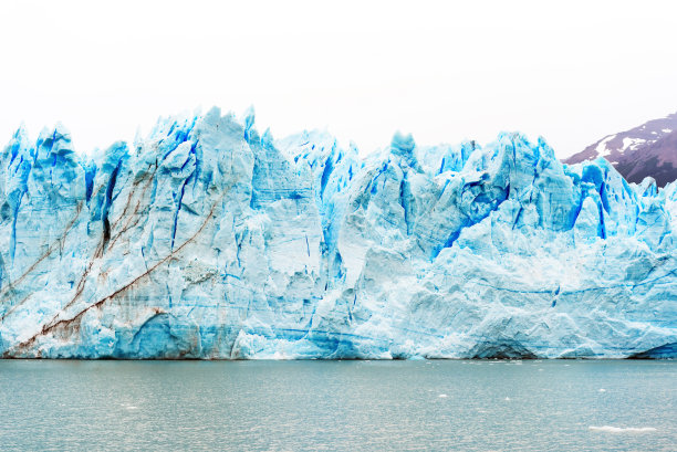 阿根廷巴塔哥尼亚的莫雷诺冰川。文本复制空间图片下载