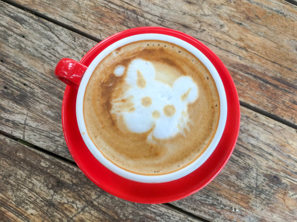 创意咖啡拿铁艺术图片下载