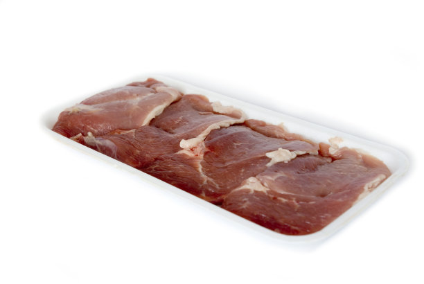 新鲜猪肉孤立图片下载