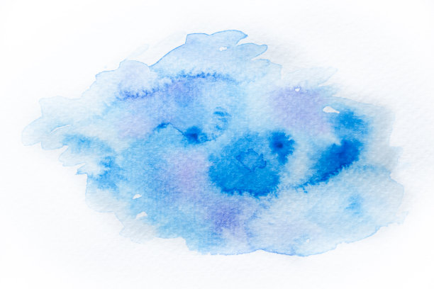 抽象蓝色水彩背景图片下载