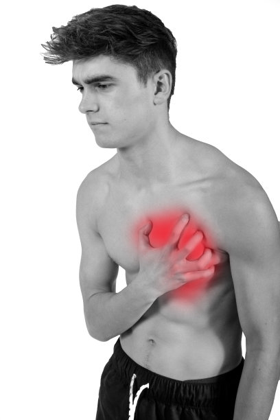 适合赤膊青年与疼痛图片下载