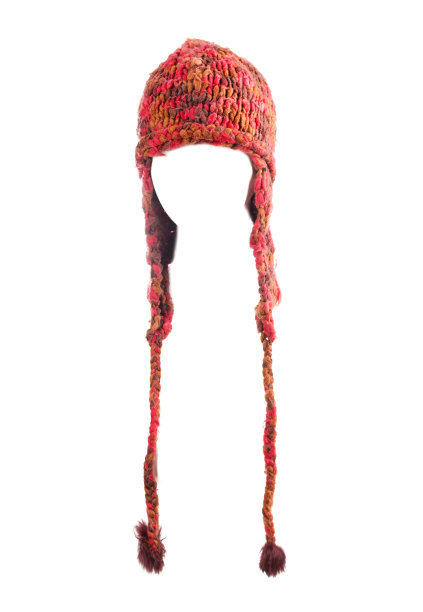 复古的无檐小便帽孤立图片下载