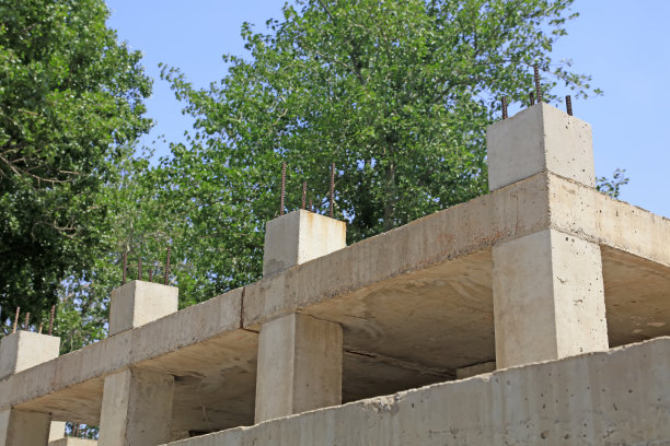 钢筋混凝土结构，特写照片图片下载