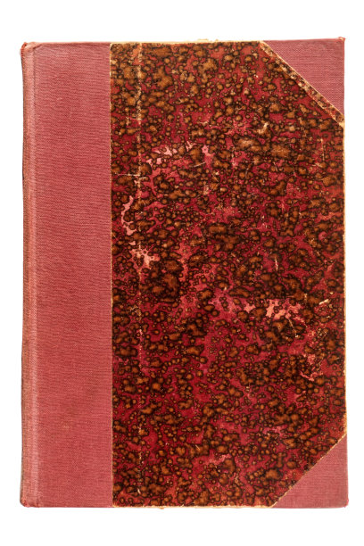 旧和擦伤红色大理石书封面图片下载