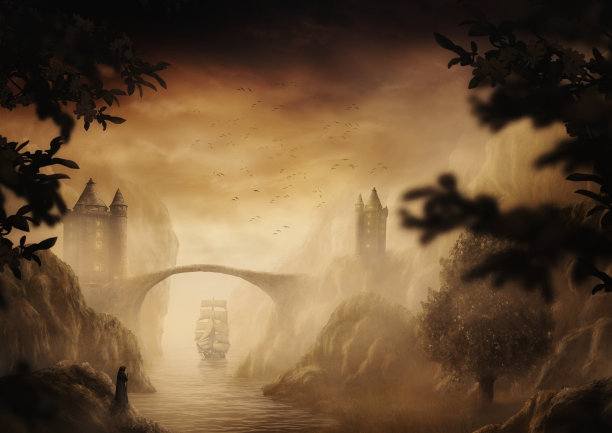 两个高塔图片下载