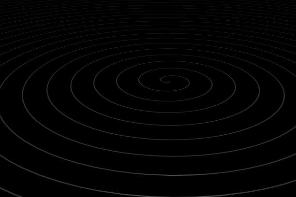 3D黑色螺旋螺旋抽象背景图片下载
