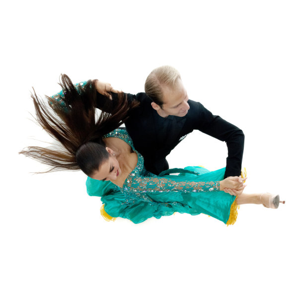 两名交际舞演员的正上方图片下载