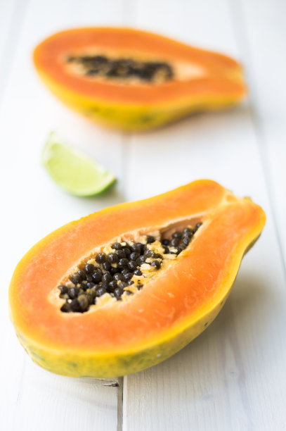 新鲜木瓜水果图片下载