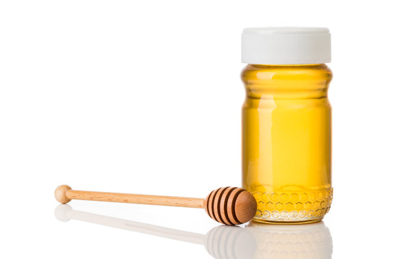 蜂蜜罐和蜂蜜勺图片下载