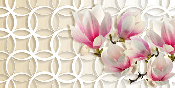 3d壁纸，木兰环背景。图片下载