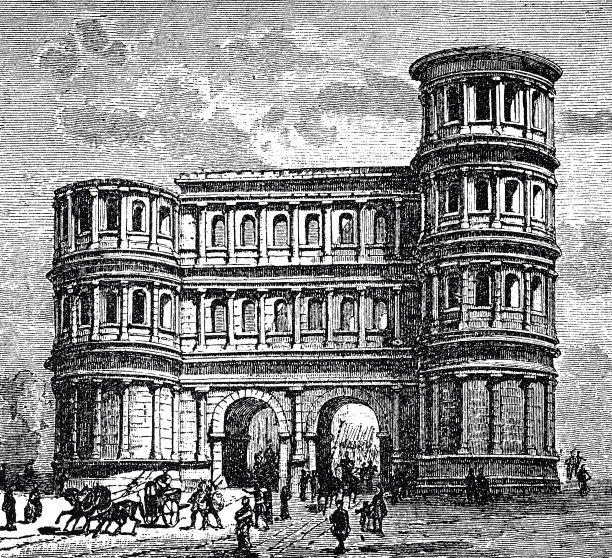 古罗马，德国特里尔的黑门图片下载