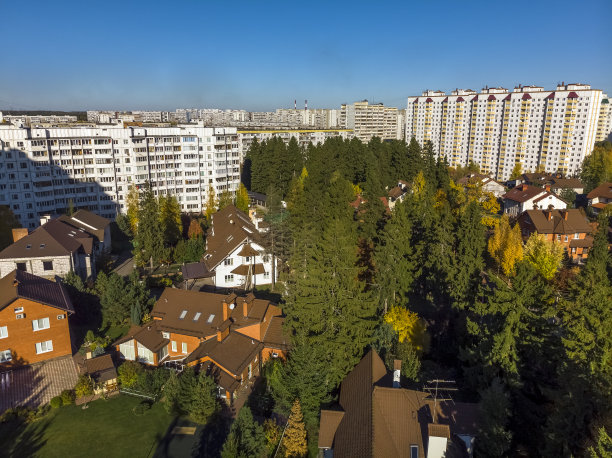 俄罗斯莫斯科市附近的小村庄图片下载