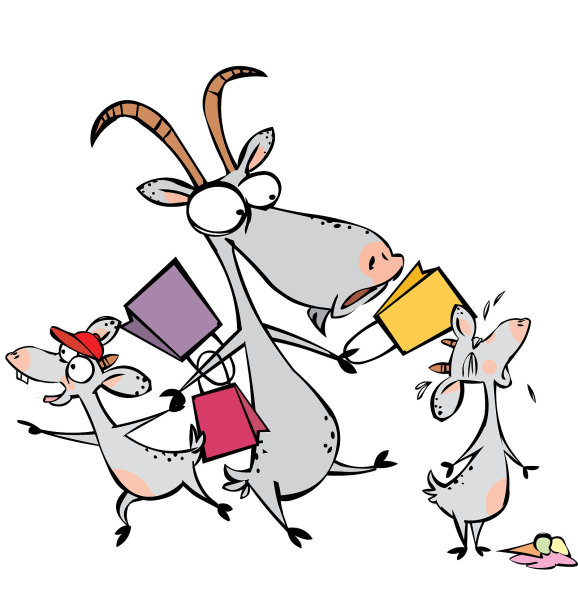 山羊的家庭图片下载